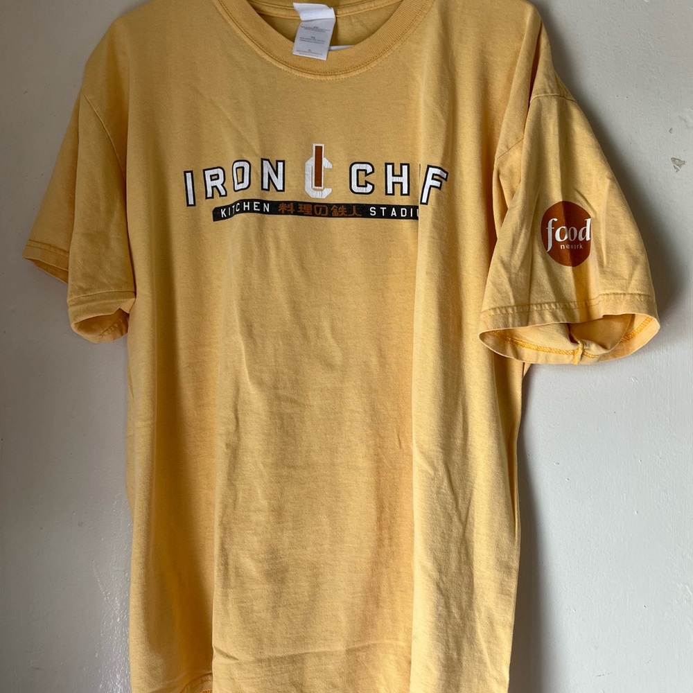vintage iron chef kitchen stadium  shirt food network promo